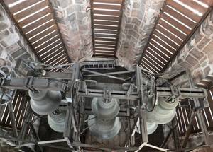 Blick in den Glockenstuhl der Stiftskirche