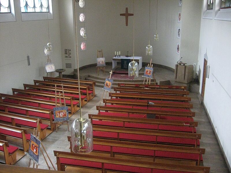 Christuskirche Schwarzenbach Innenraum