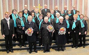 Chor mit Jubilaren