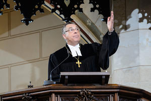 Hat in Wittenberg gepredigt: „Hausherr“ Kirchenpräsident Christian Schad.